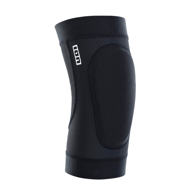 ION Wing Knee Sleeve 2026 schwarze Kniebandage mit gepolstertem Schutz, Seitenansicht