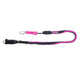 ION Amp Long 2026 Trapez-Verbindungsleine pink-schwarz mit Karabinern, Frontalansicht