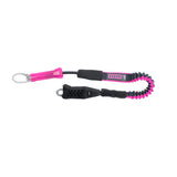 ION Base 2/2 Shorty 2025 Neoprenanzug in Schwarz-Pink, Kurzer Anzug mit Reißverschluss und elastischem Bund, Frontansicht