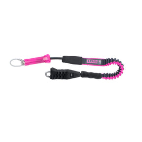 ION Base 2/2 Shorty 2025 Neoprenanzug in Schwarz-Pink, Kurzer Anzug mit Reißverschluss und elastischem Bund, Frontansicht