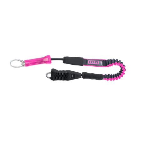 ION Base 2/2 Shorty 2025 Neoprenanzug in Schwarz-Pink, Kurzer Anzug mit Reißverschluss und elastischem Bund, Frontansicht