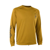ION Wetshirt LS men 2025 Langarmshirt in Gelb mit Print, Frontalansicht