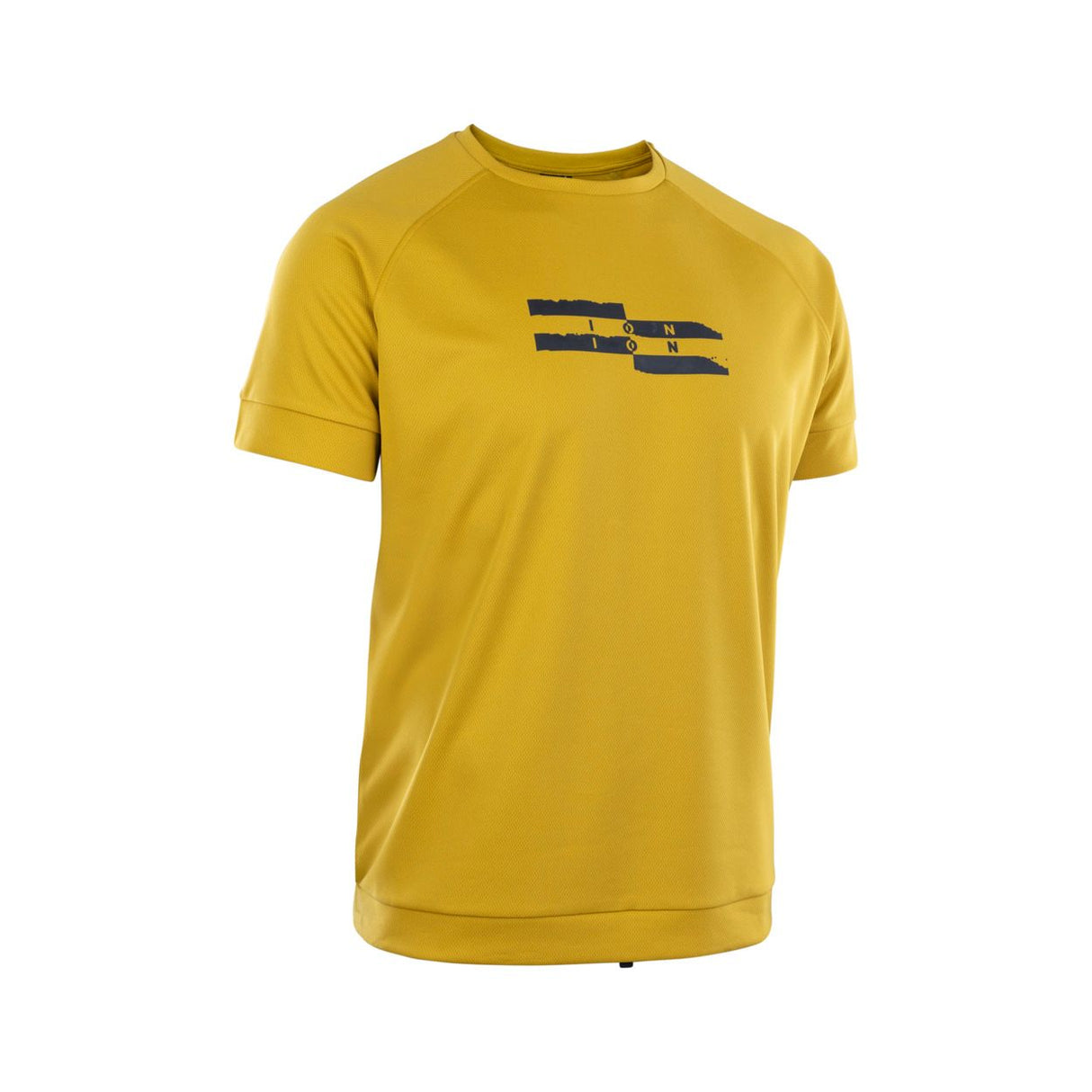 ION Wetshirt SS 2025 gelb Kurzarm mit Logoprint Frontansicht