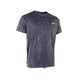 ION Wetshirt SS 2025 Kurzarm in Dunkelblau mit Topografie-Muster, Frontansicht