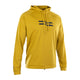 ION Wetshirt Hood Langarm Herren gelb mit Kapuze und Logo, Frontansicht
