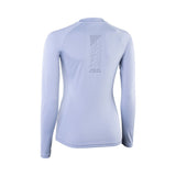 ION Damen Rashguard Langarm 2024 hellblau, Rückansicht, funktionales Sportshirt mit Langarm