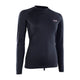 ION Damen Rashguard Langarm 2024 schwarz, Frontalansicht, langärmlig mit ION-Logo