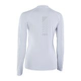 ION Damen Rashguard Langarm weiß mit Mesh-Detail am Rücken, Rückansicht