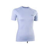 ION Rashguard SS Damen 2024 hellblau Kurzarm Badeshirt Frontalansicht
