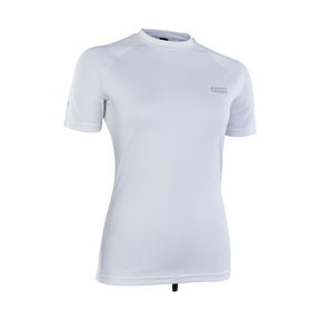 ION Rashguard SS Damen 2024 weiß Kurzarm UV-Schutz Frontansicht