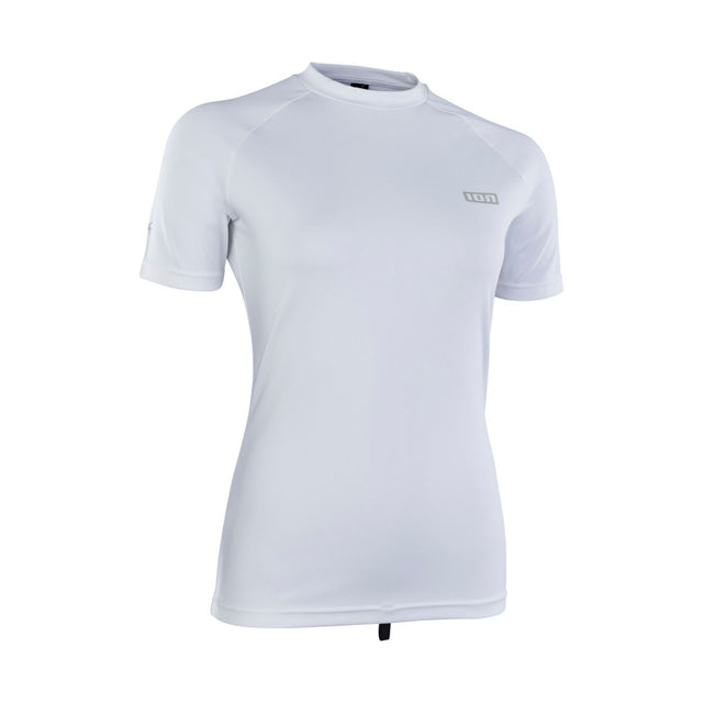 ION Rashguard SS Damen 2024 weiß Kurzarm UV-Schutz Frontansicht