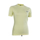ION Rashguard SS Damen 2024 hellgelb Kurzarm Funktionsshirt Frontansicht