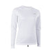 ION Wetshirt Langarm Damen 2026 in Weiß, Frontansicht, funktionales Neopren-Shirt mit langen Ärmeln