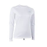 ION Wetshirt Langarm Damen 2026 in Weiß, Frontansicht, funktionales Neopren-Shirt mit langen Ärmeln
