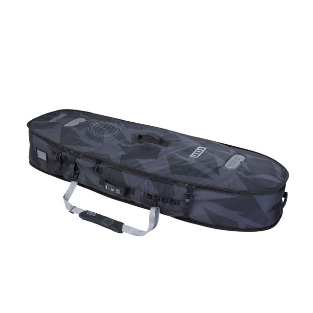 ION Wing Boardbag Tec 2026 schwarz mit Tragegriff, Draufsicht, Windsurfschutz-Reisetasche