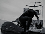 ION Slash Core Helmet 2026 schwarz, Seitenansicht, moderner Kiteboarding-Helm mit Schutzpolsterung