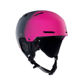 ION Slash Amp 2026 Helm pink-schwarz mit Belüftungsöffnungen, Seitenansicht