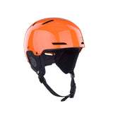 ION Slash Amp 2026 Helm Orange mit schwarzem Kinnriemen, Frontalansicht