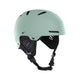 ION Slash Amp 2026 Helm in Mint-Grün mit schwarzen Riemen, Frontansicht