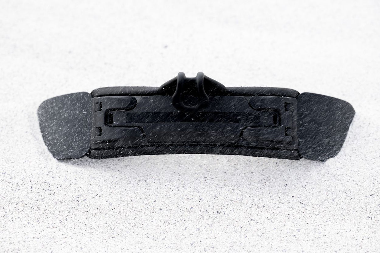 ION Spectre 2 2026 Kiteboard Fusionsbox schwarz, Draufsicht auf Bindungsplattform mit Neopren-Pads