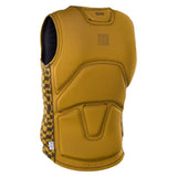 ION Collision Vest Core Front Zip 2026 Goldgelb Frontansicht mit Reißverschluss und Schutzpolsterung