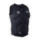 ION Collision Vest Core Front Zip 2026, schwarze Neopren-Schutzweste mit Frontreißverschluss, Frontalansicht