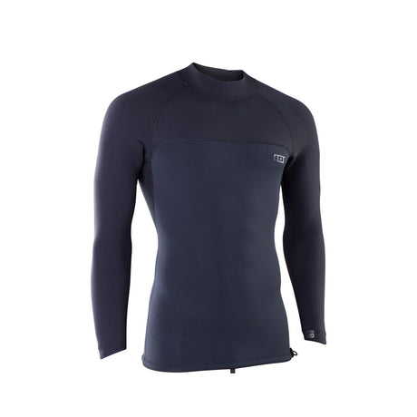 ION Neo Top 2/2 LS men Neopren-Shirt dunkelblau Frontansicht