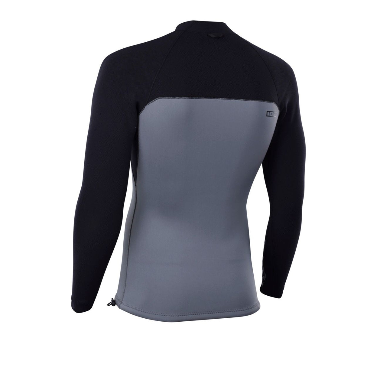 ION Neo Top 2/2 LS men Neopren-Shirt schwarz grau Langarm Frontalansicht