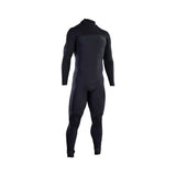 ION Seek Amp 6/5 Back Zip Herren Neoprenanzug schwarz, Frontansicht, Ganzkörper-Wetsuit mit langem Arm und Rückenreißverschluss