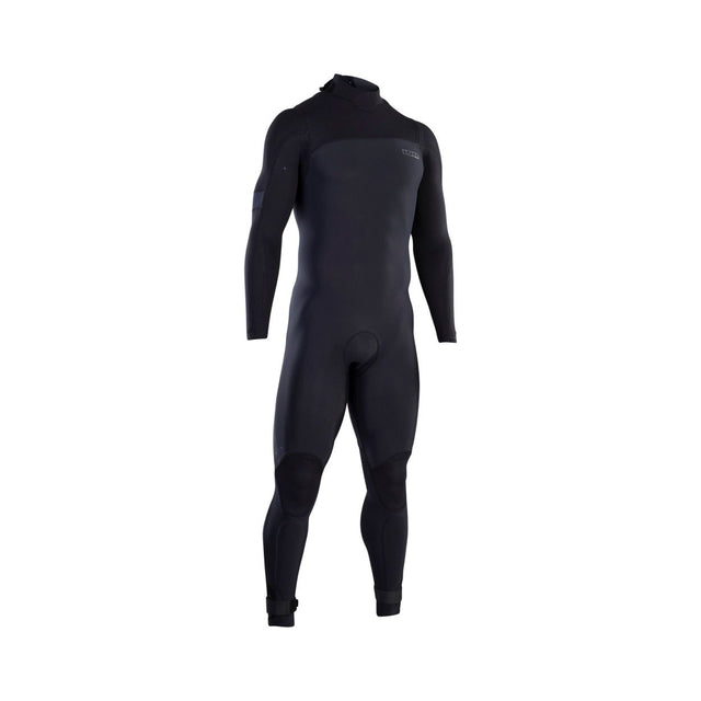 ION Seek Amp 6/5 Back Zip Herren Neoprenanzug schwarz, Frontansicht, Ganzkörper-Wetsuit mit langem Arm und Rückenreißverschluss