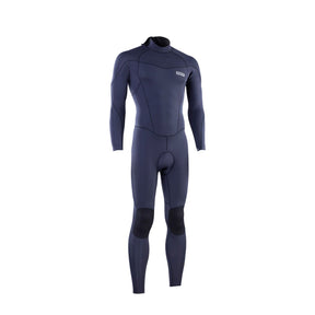 ION Element 5/4 Back Zip Neoprenanzug dunkelblau, Frontalansicht, Ganzkörper-Wetsuit mit Rückenreißverschluss