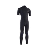 ION Element 2/2 SS Back Zip Neoprenanzug Herren schwarz Kurzarm Frontalansicht