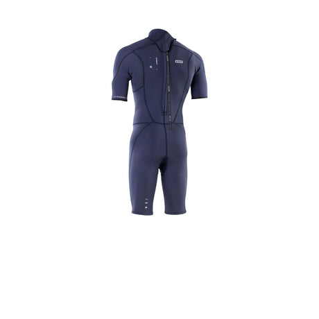 ION Element 2/2 Shorty SS Back Zip Neoprenanzug in Dunkelblau, Frontansicht