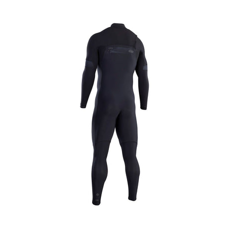 ION Seek Amp 5/4 Front Zip Neoprenanzug in Schwarz, Frontalansicht, Ganzkörper