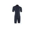 ION Static 2/2 Shorty Back Zip 2026 Neopren-Anzug in Dunkelblau, Frontansicht