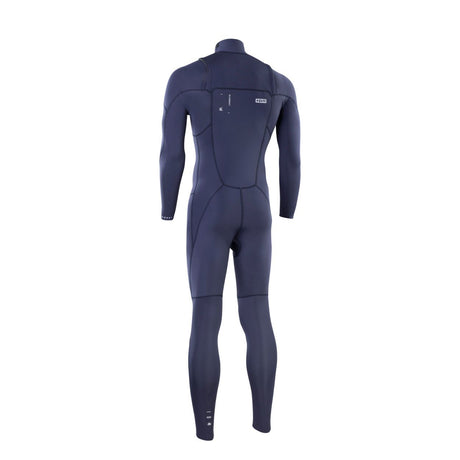 ION Element 4/3 Front Zip Neoprenanzug dunkelblau, Rückansicht, Langarm-Nassanzug mit Frontverschluss