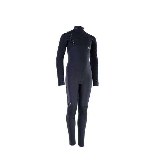 ION Capture Amp 5/4 Front Zip Junior Neoprenanzug in Schwarz, Vorderansicht