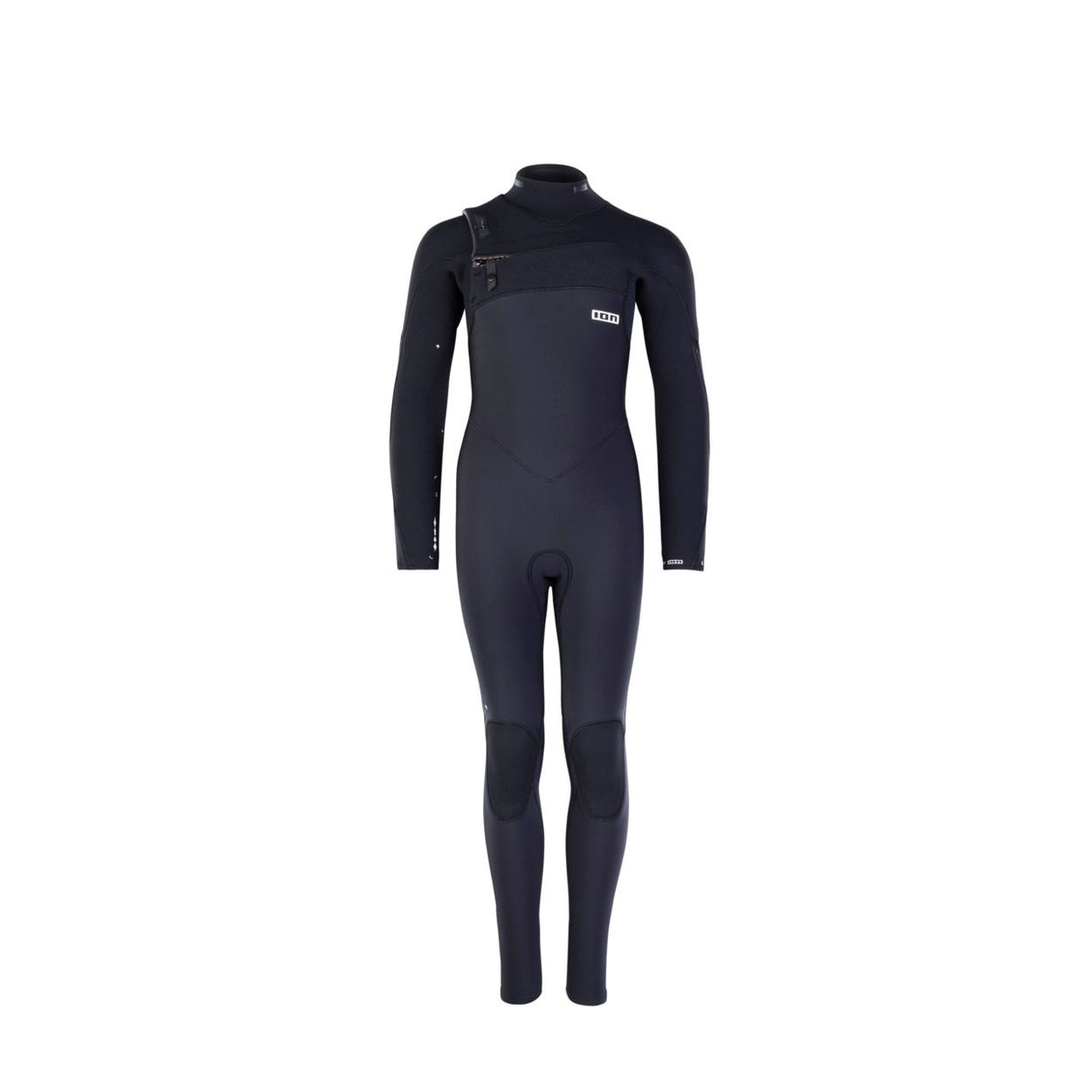 ION Capture Amp 5/4 Front Zip Junior Neoprenanzug in Schwarz, Frontansicht