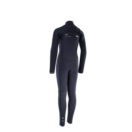 ION Capture Amp 4/3 Front Zip Junior Neoprenanzug in Schwarz, Frontansicht