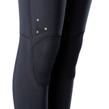 ION Capture Amp 4/3 Front Zip Junior Neoprenanzug in Dunkelblau mit Frontalreißverschluss, Detail der Beinpartie