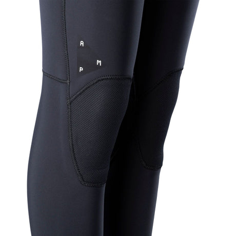 ION Capture Amp 4/3 Front Zip Junior Neoprenanzug in Dunkelblau mit Frontalreißverschluss, Detail der Beinpartie