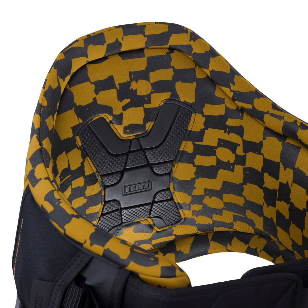 ION Rival Kite Trapez Herren gelb-schwarz Karodesign mit Polsterung, Detailansicht