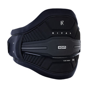 ION Rival Kite Trapez Herren 2026, Schwarz, Seitansicht, Waist Harness mit Flex Index Technology