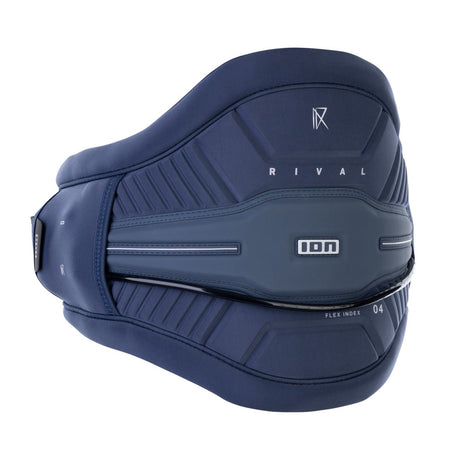 ION Rival Kite Trapez Herren 2026, Neopren, dunkelblau, ergonomisches Design mit Flex-Indizes, Frontansicht