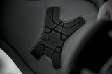 ION Rival Kite Trapez Herren 2026 in Schwarz, Frontalansicht mit Mesh-Einsätzen und ION-Logo, ergonomisches Design für Kitesurfen