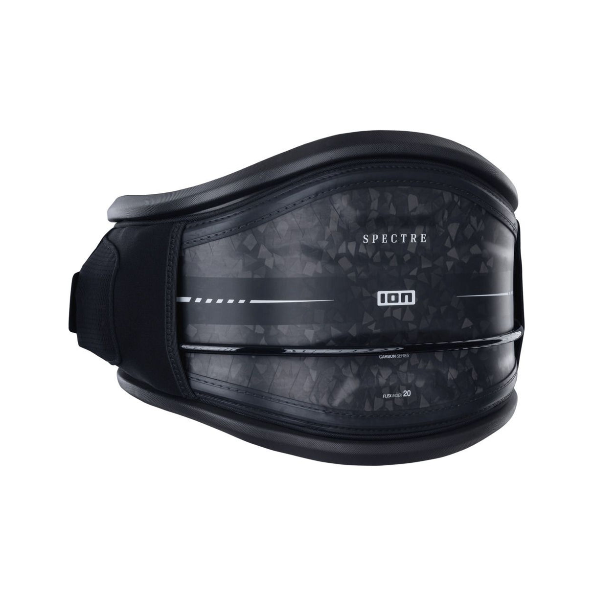 ION Spectre 2026 Trapez schwarz, Seitenansicht mit strukturiertem Design und weißem Logo