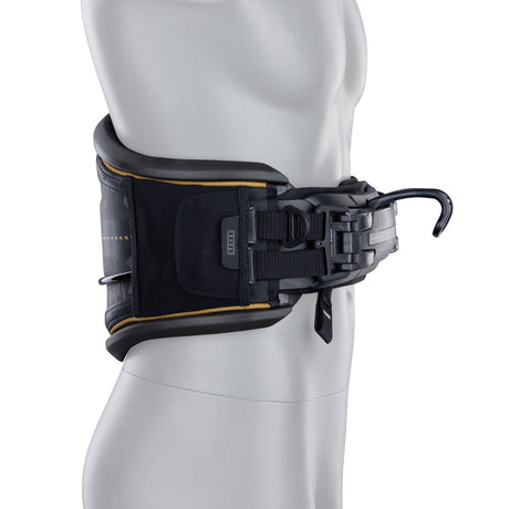 ION Spectre 2026 Kitesurfing Trapez schwarz mit Polsterung und Schnalle, Seitenansicht