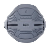 ION Rival 2026 Trapez Kite Waistharness in Grau, Frontalansicht mit anatomischem Design und ION-Logo
