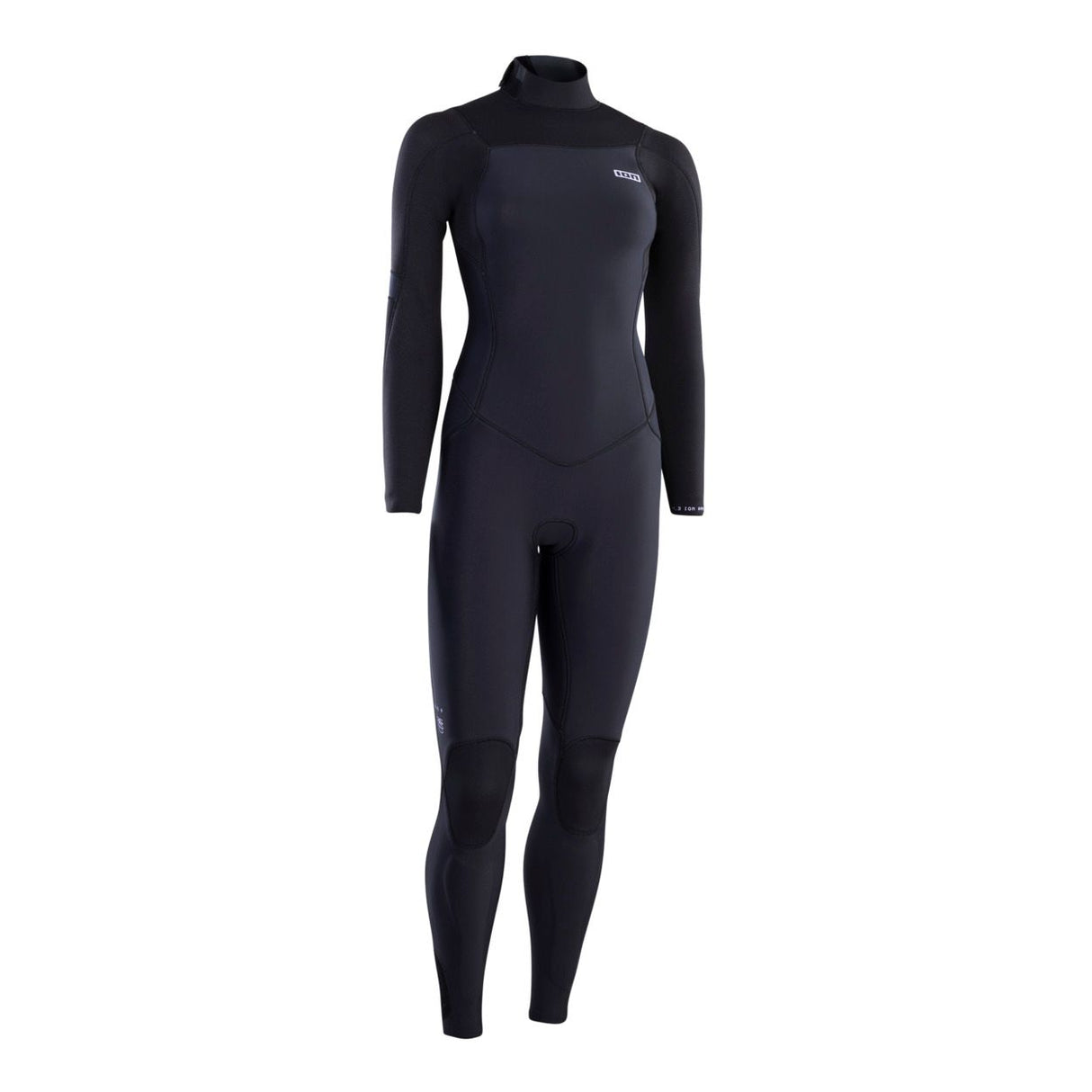 ION Amaze Amp 4/3 Back Zip Neoprenanzug für Damen in Schwarz, Frontalansicht