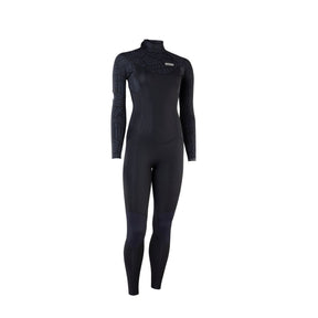 ION Element 5/4 Back Zip Damen Neoprenanzug in Schwarz, Frontalansicht